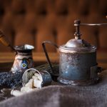 front-view-vintage-turkish-coffee-kettle