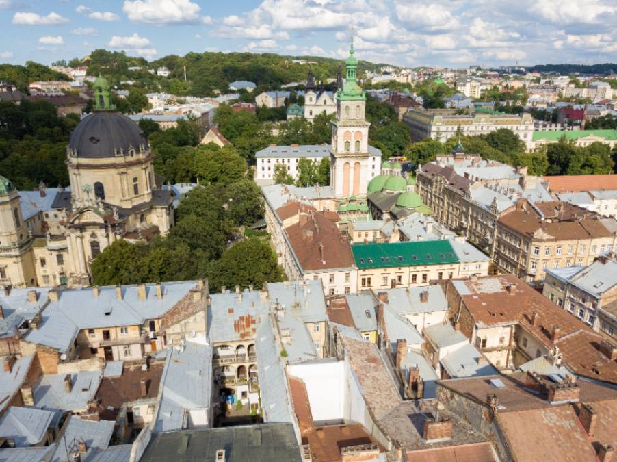 ukraine-lviv-city-center-old-architecture-drone-photo-bird-s-eye-view